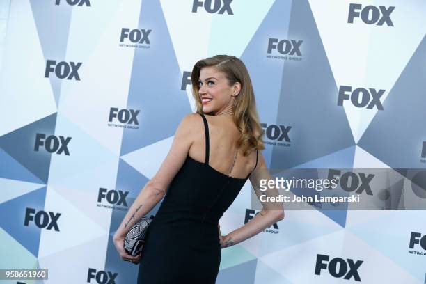 Adrianne Palicki attends 2018 Fox Network Upfront at Wollman Rink, Central Park on May 14, 2018 in New York City.