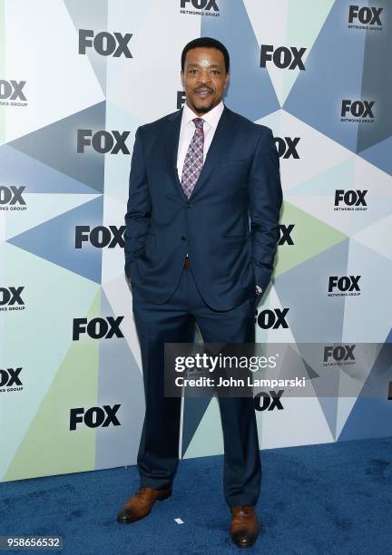 Russell Hornsby attends 2018 Fox Network Upfront at Wollman Rink, Central Park on May 14, 2018 in New York City.