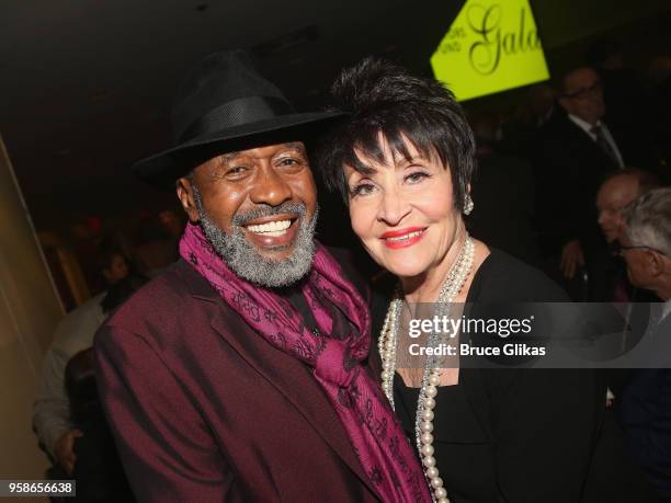 Ben Vereen and Chita Rivera pose at The Actors Fund of America's Annual Gala Honoring Warren Beatty, Uma Thurman, Chita Rivera and Kenny Leon at The...