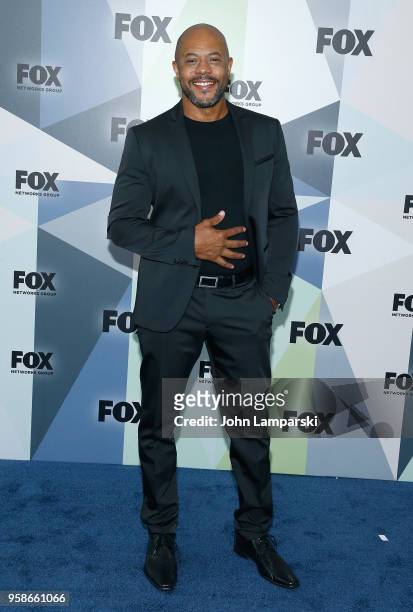 Rockmond Dunbar attends 2018 Fox Network Upfront at Wollman Rink, Central Park on May 14, 2018 in New York City.