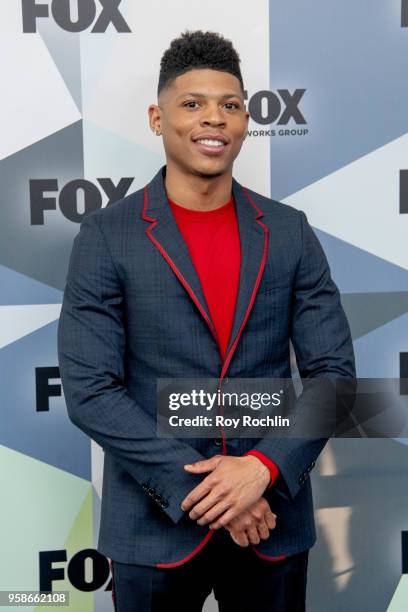 Bryshere Gray attends the 2018 Fox Network Upfront at Wollman Rink, Central Park on May 14, 2018 in New York City.