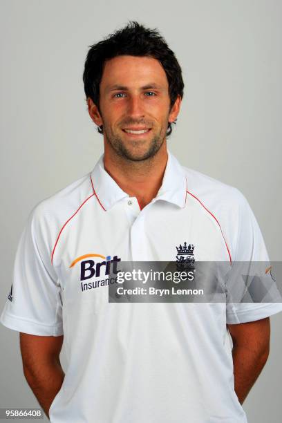 Graeme Onions of England poses for the team portraits at the ECB Centre at University on October 28, 2009 in Loughbrough,England.