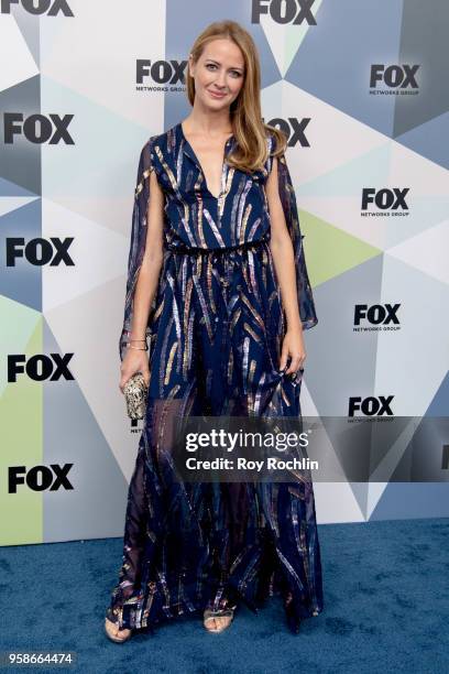 Amy Acker attends the 2018 Fox Network Upfront at Wollman Rink, Central Park on May 14, 2018 in New York City.