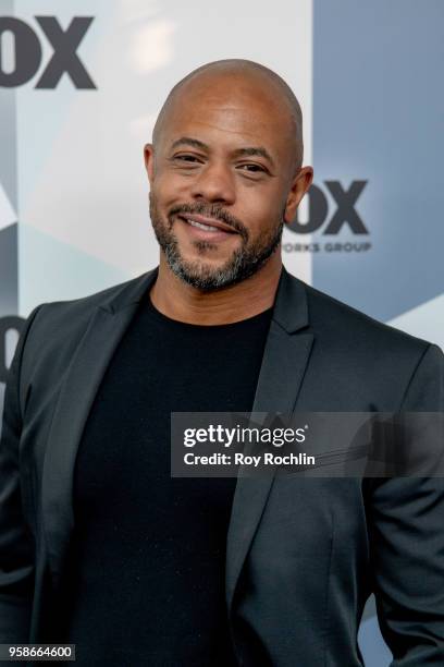 Rockmond Dunbar attends the 2018 Fox Network Upfront at Wollman Rink, Central Park on May 14, 2018 in New York City.