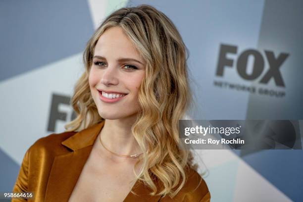 Halston Sage attends the 2018 Fox Network Upfront at Wollman Rink, Central Park on May 14, 2018 in New York City.