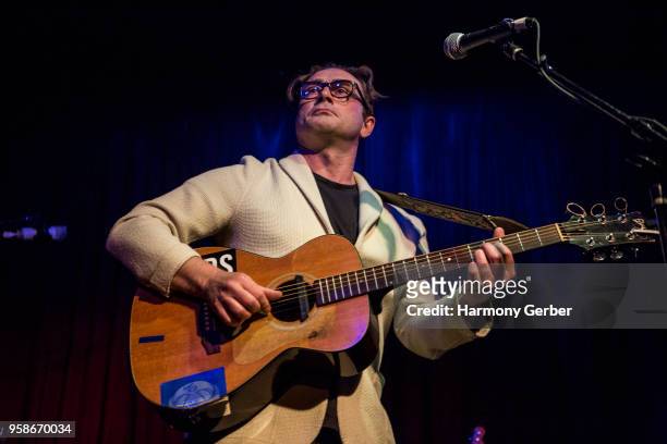 Royston Langdon of the band LEEDS performs at Hotel Cafe on May 14, 2018 in Los Angeles, California.