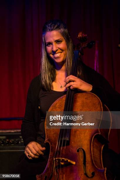 Touring member of the band LEEDS performs at Hotel Cafe on May 14, 2018 in Los Angeles, California.