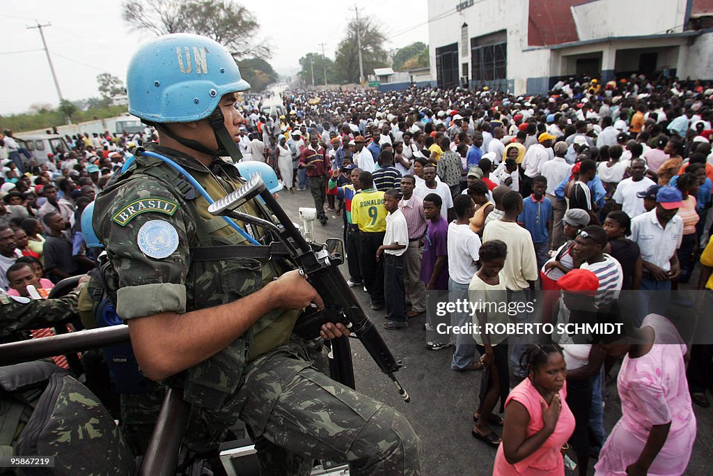 Brazilian peacekeepers under UN command