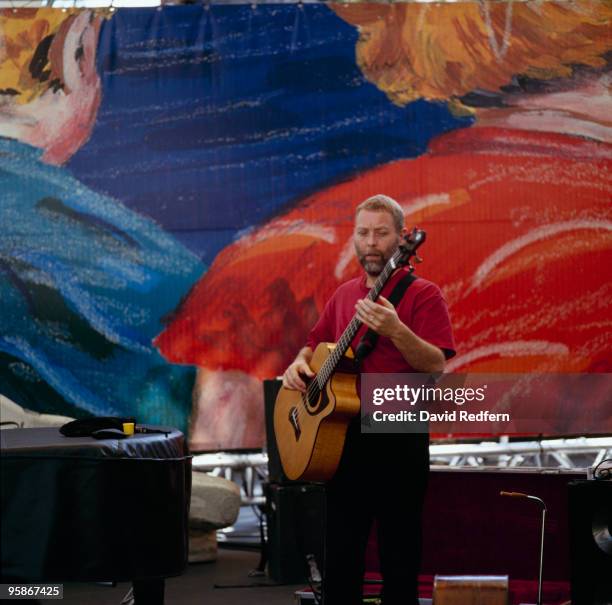 British bassist Dave Holland performs on stage at the Jazz A Vienne Festival held in Vienne, France in July 1997.