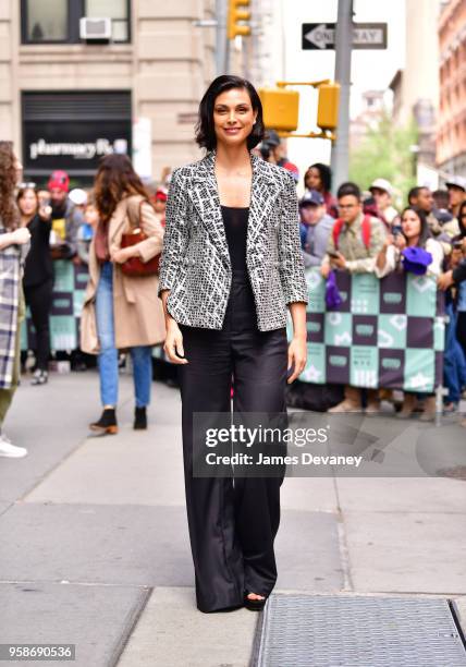 Morena Baccarin leaves "Build" at Build Studios on May 14, 2018 in New York City.