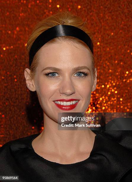Actress January Jones attends HBO's Post 67th Annual Golden Globes party at Circa 55 Restaurant on January 17, 2010 in Beverly Hills, California.