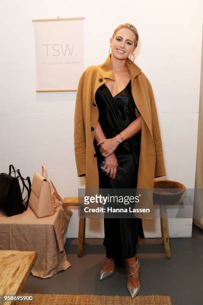 Jesinta Franklin attends The Sustainable Wardrobe Launch on May 15, 2018 in Sydney, Australia.