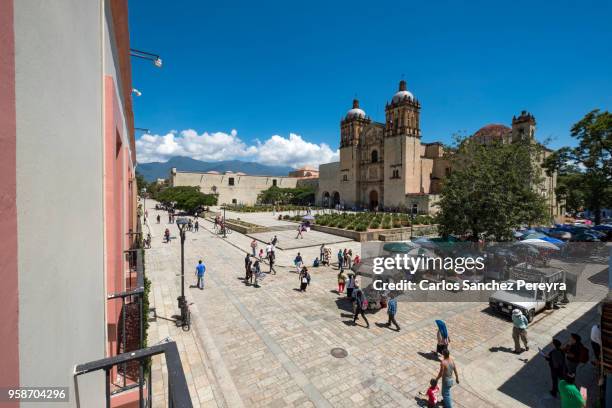 temple of santo domingo - guzman stock pictures, royalty-free photos & images