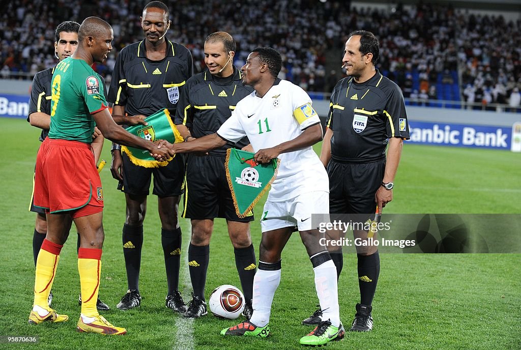 Cameroon v Zambia Group D - African Cup of Nations