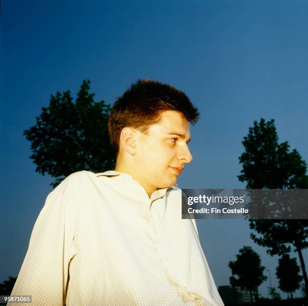 Dave Gahan, lead singer of British band Depeche Mode in Basildon, Essex in 1980.