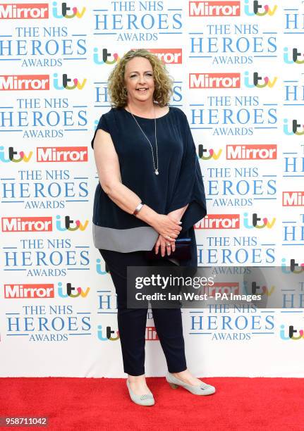 Sara Rowbotham attending the NHS Heroes Awards at the London Hilton on Park Lane