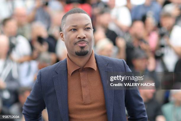 Actor Corey Hawkins poses on May 15, 2018 during a photocall for the film "BlacKkKlansman" at the 71st edition of the Cannes Film Festival in Cannes,...