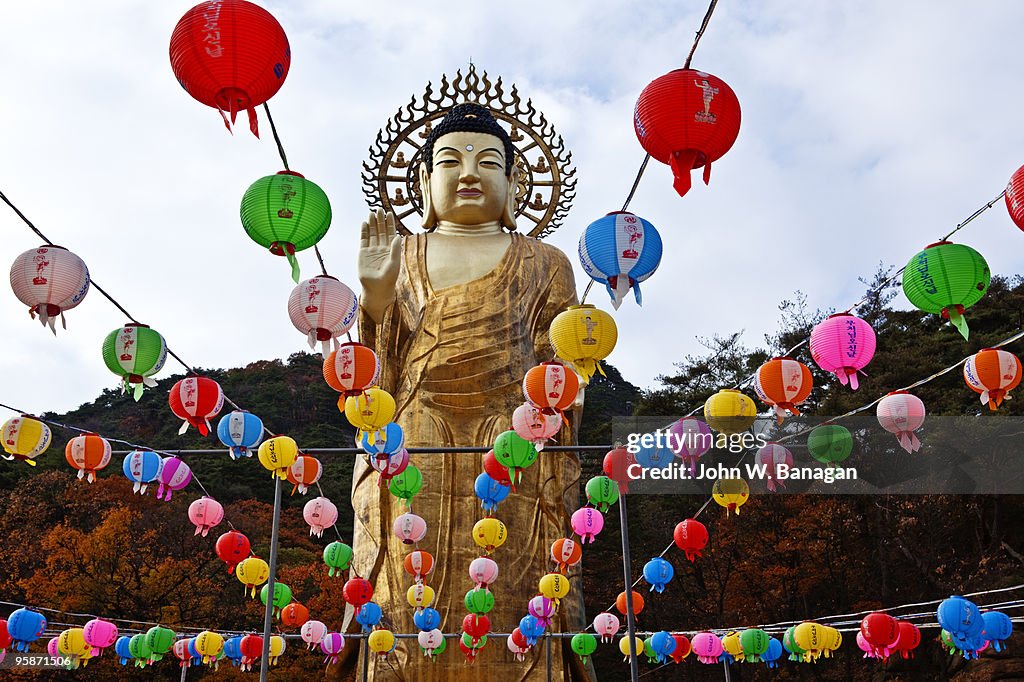 Large Buddha statue