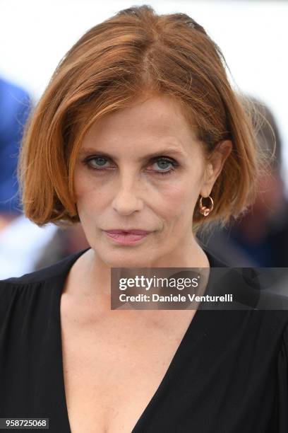 Italian actress Isabella Ferrari attends the photocall for "Euforia" during the 71st annual Cannes Film Festival at Palais des Festivals on May 15,...