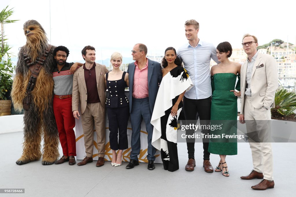 "Solo:  A Star Wars Story" Photocall - The 71st Annual Cannes Film Festival