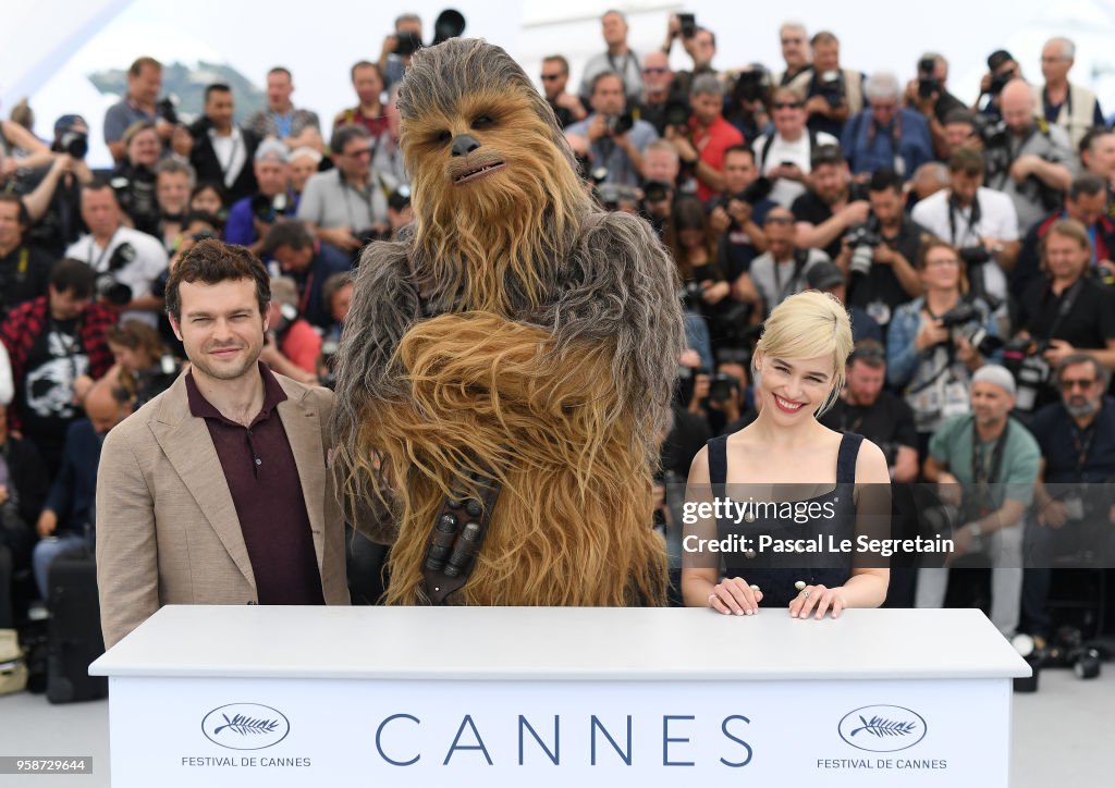 "Solo:  A Star Wars Story" Photocall - The 71st Annual Cannes Film Festival