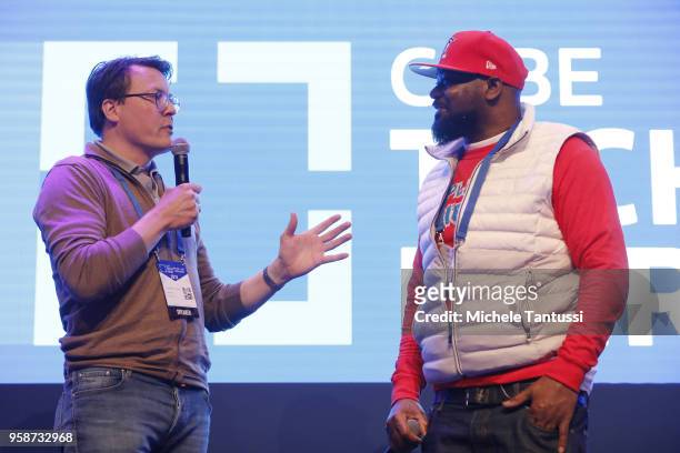 Prince Constantijn of the Netherlands and Dennis Coles, known as Ghostface Killah, Rapper with Wu-Tang Clan, Bitcoin investor and Co-Founder of...