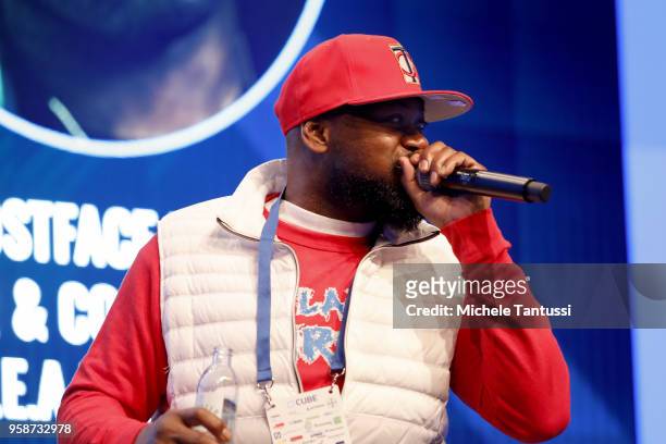 Rapper of Wu-Tang Clan, Bitcoin investor and Co-Founder of C.R.E.A.M. Capital, Dennis Coles known as Ghostface Killah attends a panel discussion on...