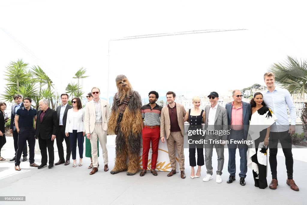 "Solo:  A Star Wars Story" Photocall - The 71st Annual Cannes Film Festival