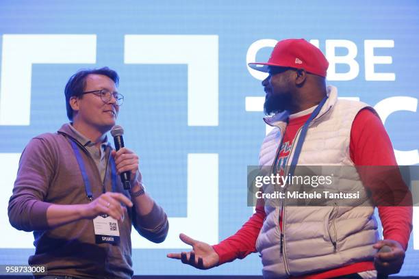 Prince Constantijn of the Netherlands and Dennis Coles, known as Ghostface Killah, Rapper with Wu-Tang Clan, Bitcoin investor and Co-Founder of...