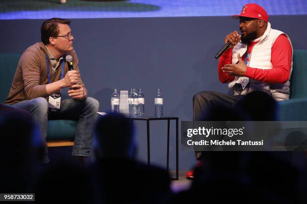 Prince Constantijn of the Netherlands and Dennis Coles, known as Ghostface Killah, Rapper with Wu-Tang Clan, Bitcoin investor and Co-Founder of...