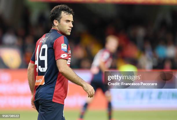 Giuseppe Rossi of Genoa CFC in action during the serie A match between Benevento Calcio and Genoa CFC at Stadio Ciro Vigorito on May 12, 2018 in...