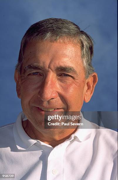 Portrait of Phil Ferranti of USA at the European Seniors Qualifying School in Girona, Spain. \ Mandatory Credit: Paul Severn /Allsport