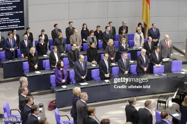 Deutschland, Berlin, Bundestag / Plenum / Gedenkstunde für die Opfer des Nationalsozialismus, Erinnerung an Euthanasie-Morde,