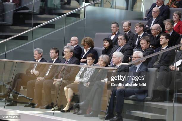 Deutschland, Berlin, Bundestag / Plenum / Gedenkstunde für die Opfer des Nationalsozialismus, Erinnerung an Euthanasie-Morde,