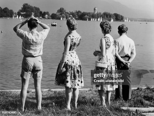 Ausflug an den Chiemsee, 50er Jahre