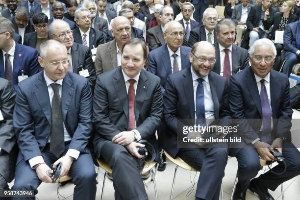 Sergei Stanishev; Fraktion der Progressiven Allianz, Stefan Löfven, schwedischer Ministerpräsident, Kanzlerkandidat der SPD, Martin Schulz, Antonio...