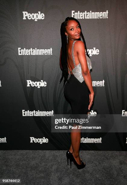 Yaya DaCosta attends the 2018 Entertainment Weekly & PEOPLE Upfront at The Bowery Hotel on May 14, 2018 in New York City.