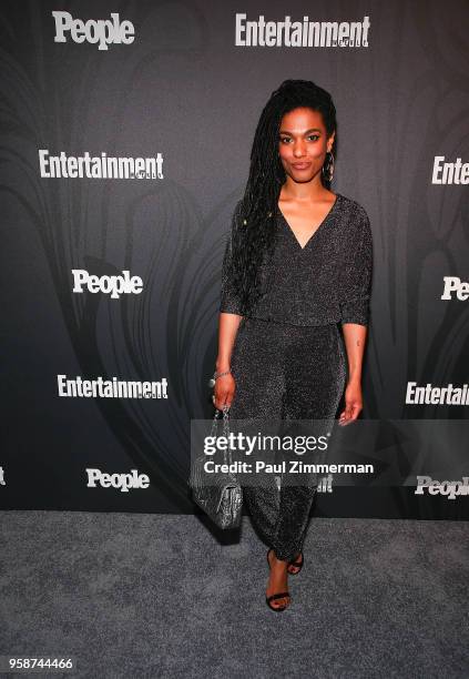 Freema Agyeman attends the 2018 Entertainment Weekly & PEOPLE Upfront at The Bowery Hotel on May 14, 2018 in New York City.