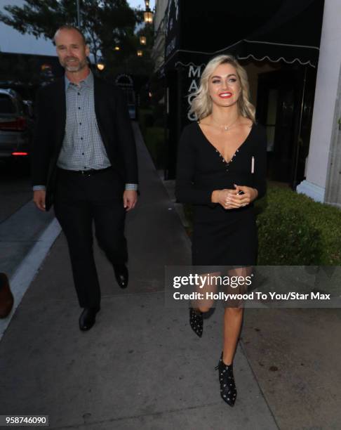 Lindsay Arnold and David Arnold are seen on May 14, 2018 in Los Angeles, California.