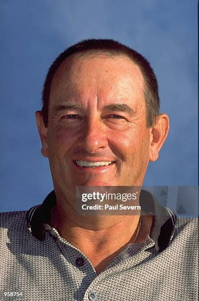 Portrait of David Burd of South Africa at the European Seniors Qualifying School in Girona, Spain. \ Mandatory Credit: Paul Severn /Allsport