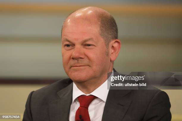 Olaf Scholz in der ARD-Talkshow ANNE WILL am in Berlin Thema der Sendung: G20-Bilanz - War es das wert?