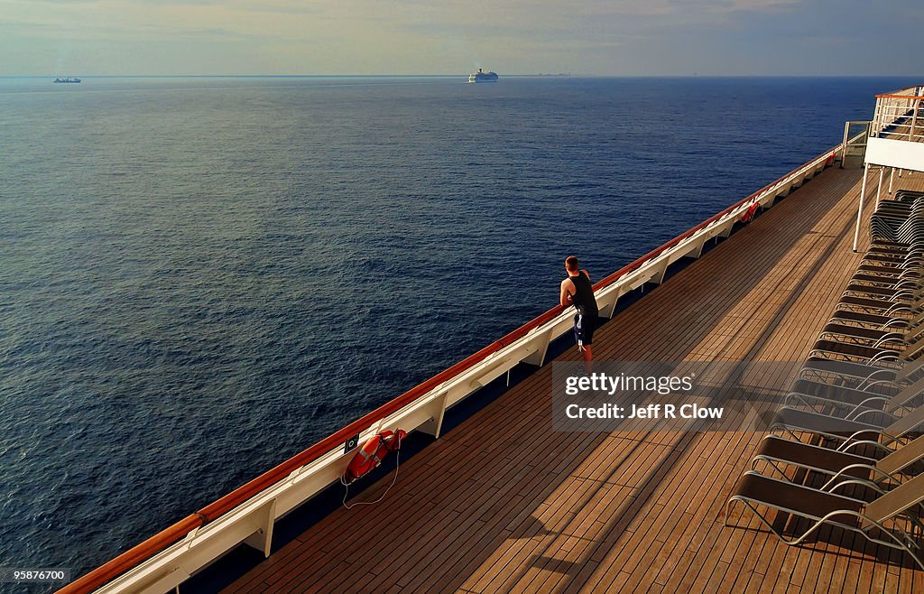 A Lone Morning at Sea