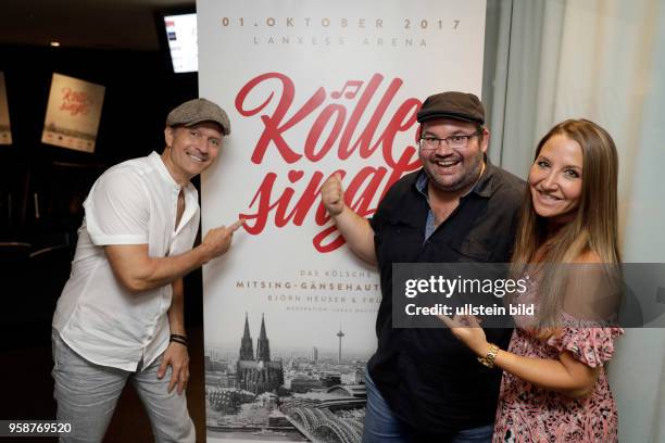 Pressekonferenz zu "Kölle singt - Björn Heuser un Fründe" Björn Heuser gastiert am 01. Oktober 2017 mit seinen Freunden bei "Kölle singt" in der...