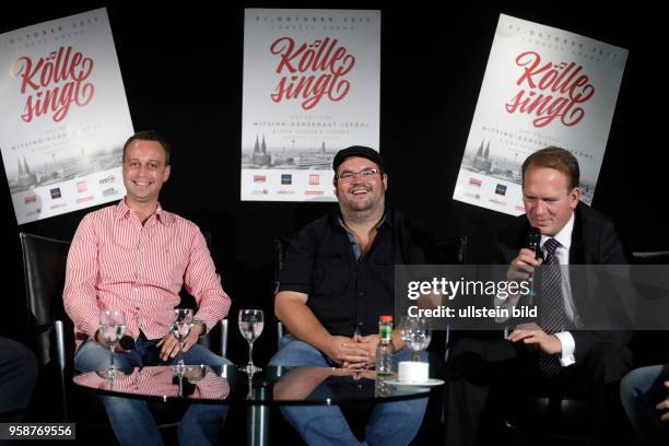 Pressekonferenz zu "Kölle singt - Björn Heuser un Fründe" Björn Heuser gastiert am 01. Oktober 2017 mit seinen Freunden bei "Kölle singt" in der...