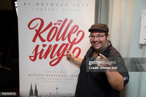 Pressekonferenz zu "Kölle singt - Björn Heuser un Fründe" Björn Heuser gastiert am 01. Oktober 2017 mit seinen Freunden bei "Kölle singt" in der...