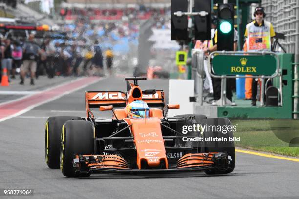 Fernando Alonso, McLaren Honda, formula 1 GP, Australien, Melbourne,