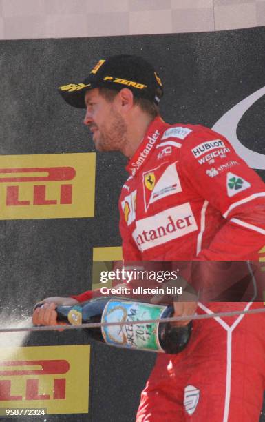 Sebastian Vettel, Scuderia Ferrari, formula 1 GP, Spanien in Barcelona Photo:mspb/Jackie Weiss