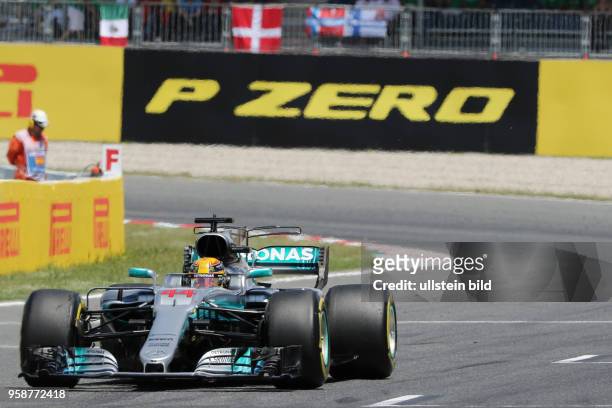 Lewis Hamilton; Mercedes Grand Prix, formula 1 GP, Spanien in Barcelona