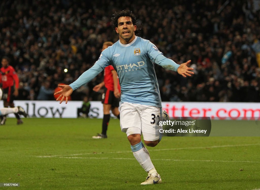 Manchester City v Manchester United - Carling Cup Semi Final