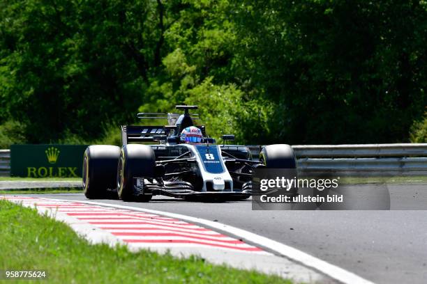 Romain Grosjean, Haas, F1 Team, formula 1 GP, Ungarn in Budapest,